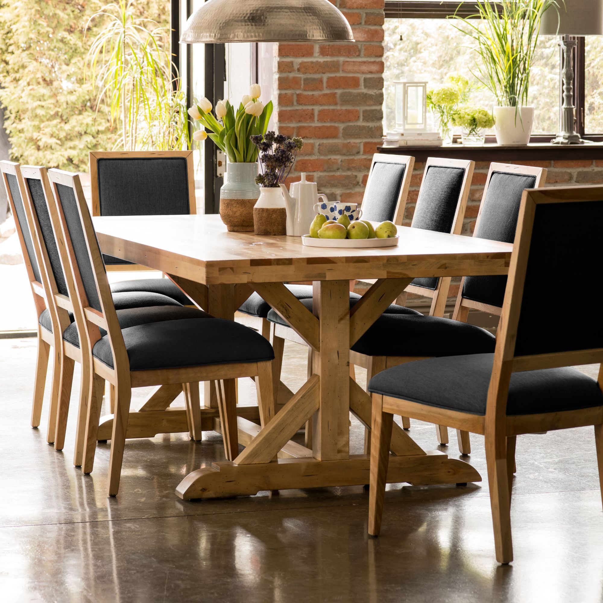 Loft Dining Set - 4S5DM - Image 4